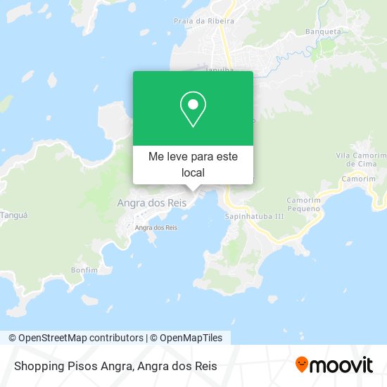 Shopping Pisos Angra mapa