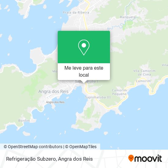 Refrigeração Subzero mapa