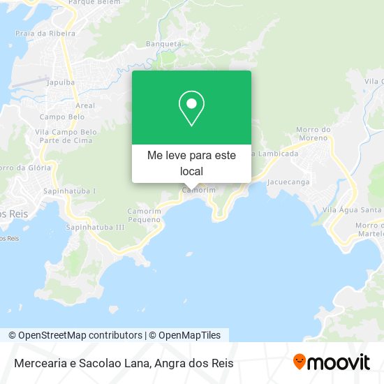 Mercearia e Sacolao Lana mapa