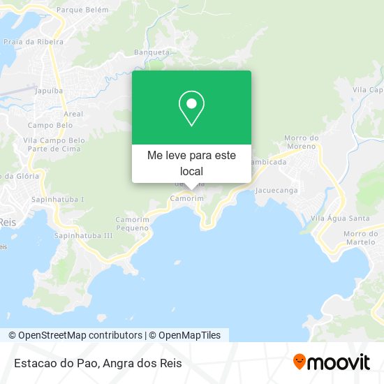 Estacao do Pao mapa