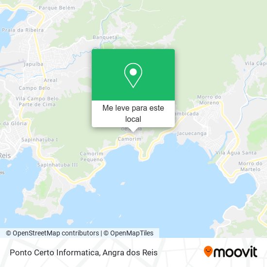 Ponto Certo Informatica mapa