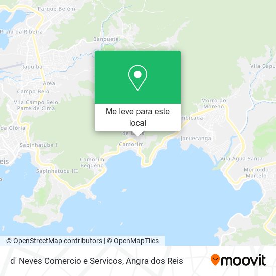 d' Neves Comercio e Servicos mapa