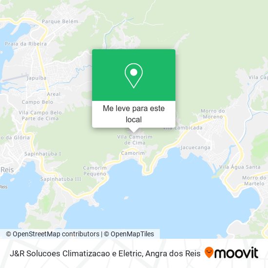 J&R Solucoes Climatizacao e Eletric mapa