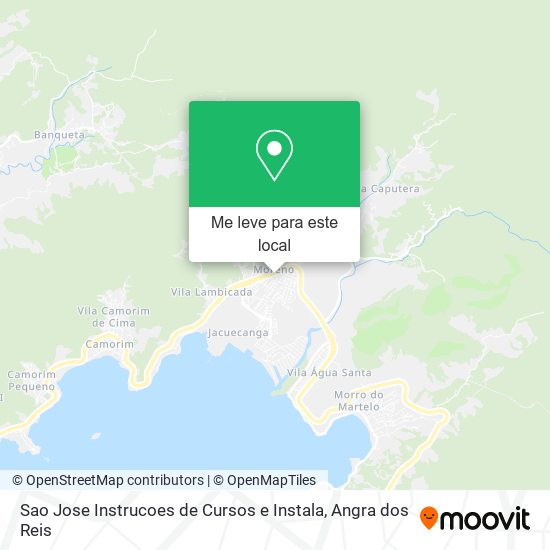 Sao Jose Instrucoes de Cursos e Instala mapa