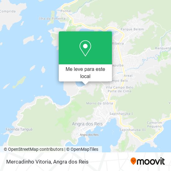 Mercadinho Vitoria mapa