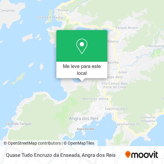 Quase Tudo Encruzo da Enseada mapa