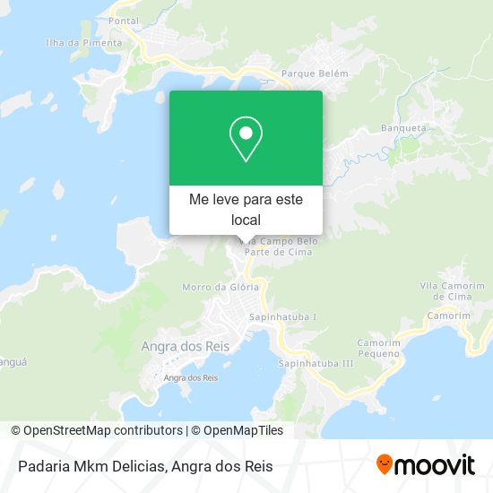 Padaria Mkm Delicias mapa