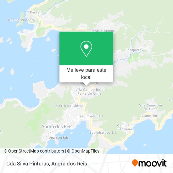 Cda Silva Pinturas mapa