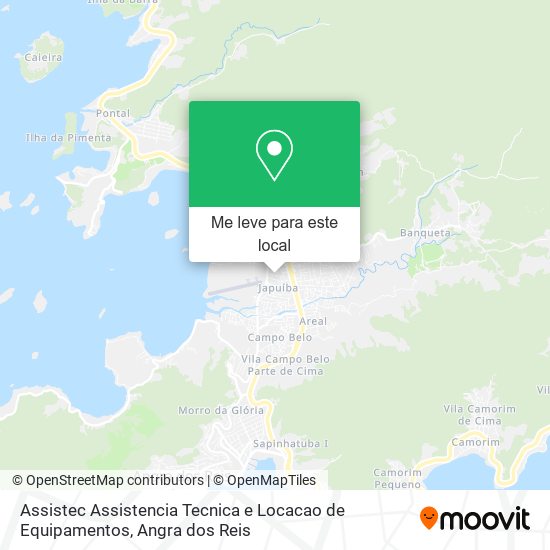 Assistec Assistencia Tecnica e Locacao de Equipamentos mapa