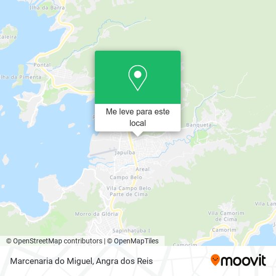 Marcenaria do Miguel mapa