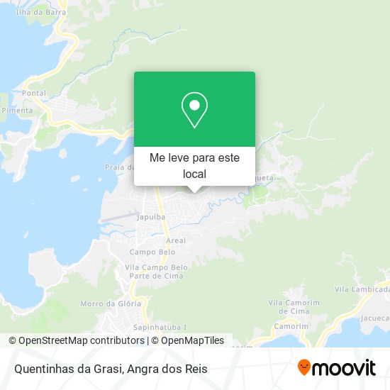 Quentinhas da Grasi mapa