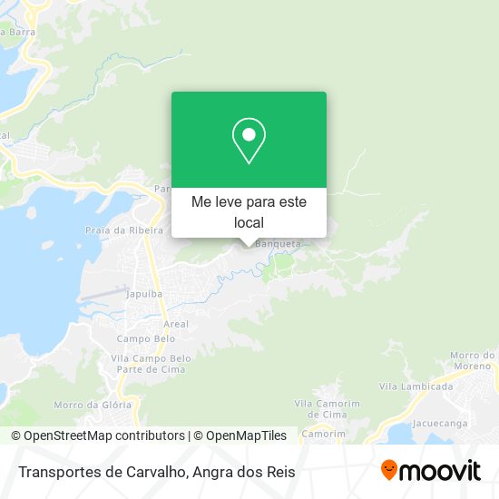 Transportes de Carvalho mapa