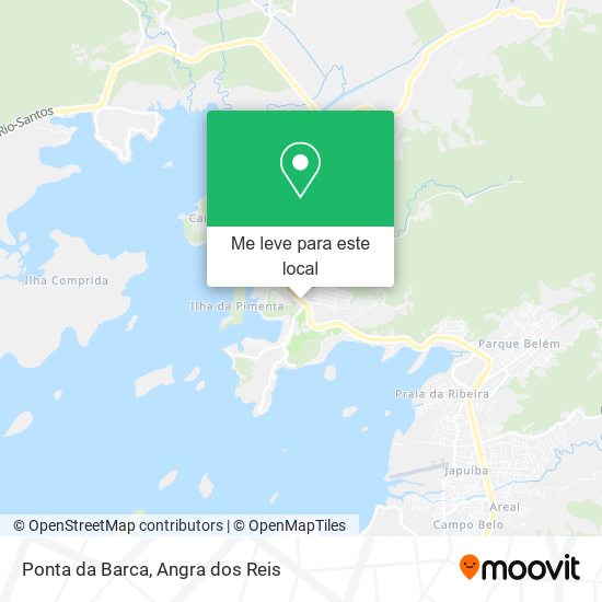 Ponta da Barca mapa