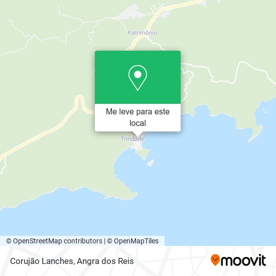 Corujão Lanches mapa