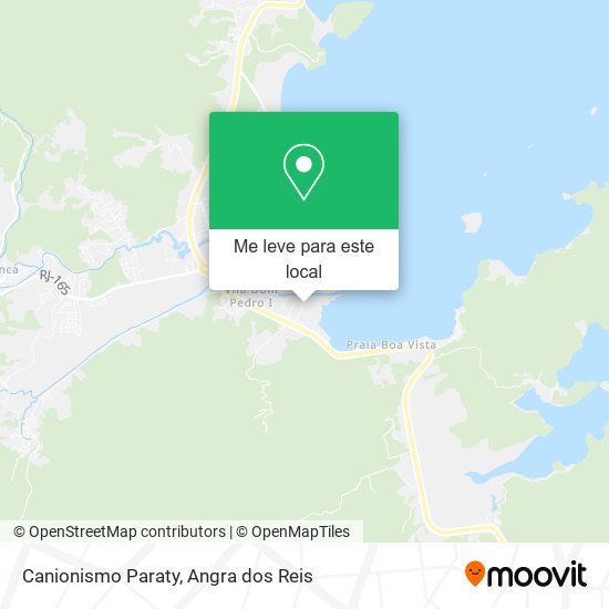 Canionismo Paraty mapa