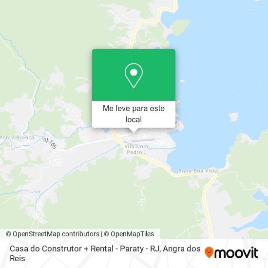 Casa do Construtor + Rental - Paraty - RJ mapa