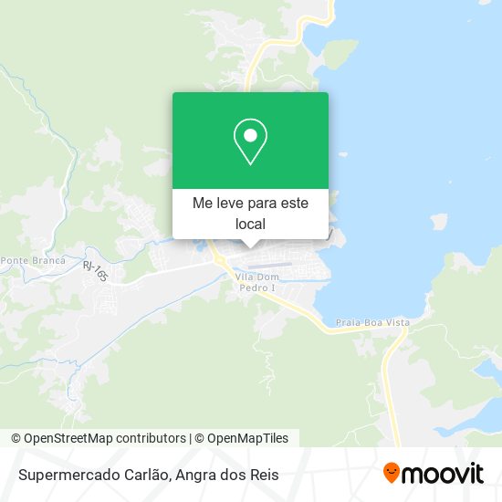 Supermercado Carlão mapa