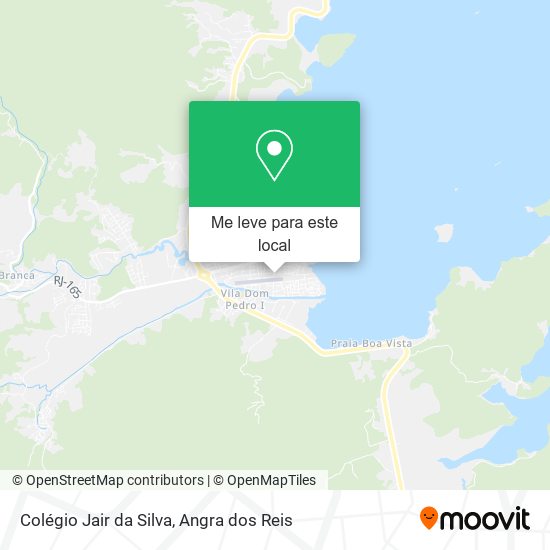 Colégio Jair da Silva mapa