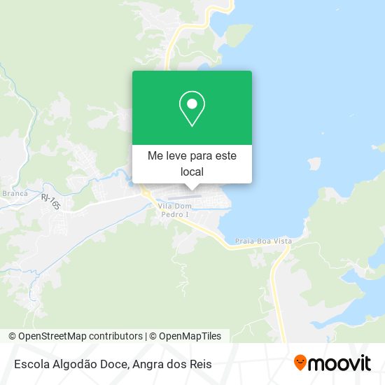 Escola Algodão Doce mapa