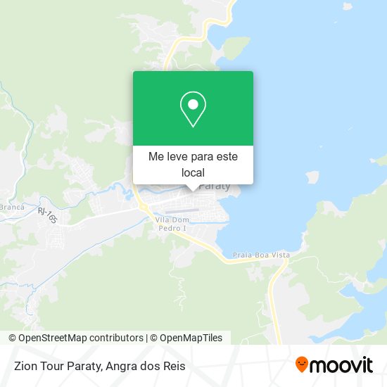 Zion Tour Paraty mapa