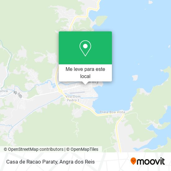 Casa de Racao Paraty mapa