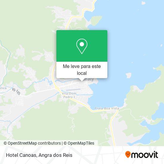 Hotel Canoas mapa