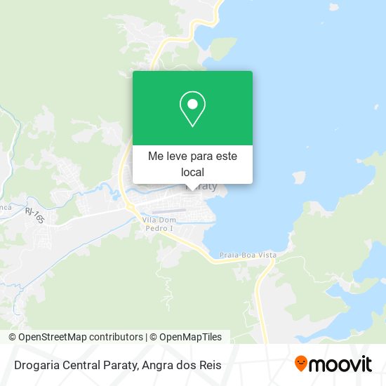 Drogaria Central Paraty mapa