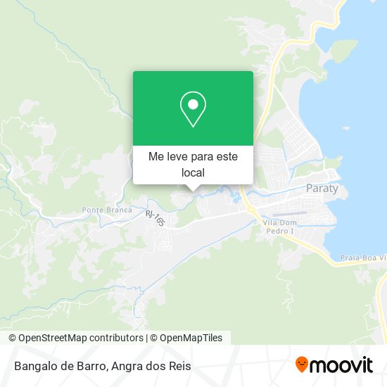 Bangalo de Barro mapa