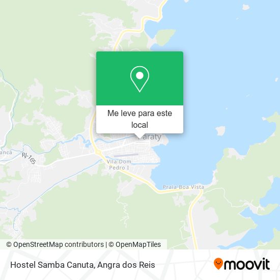 Hostel Samba Canuta mapa