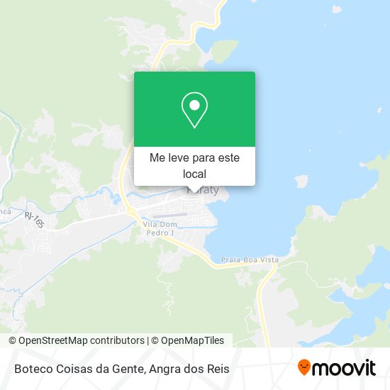 Boteco Coisas da Gente mapa