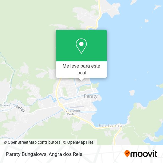 Paraty Bungalows mapa