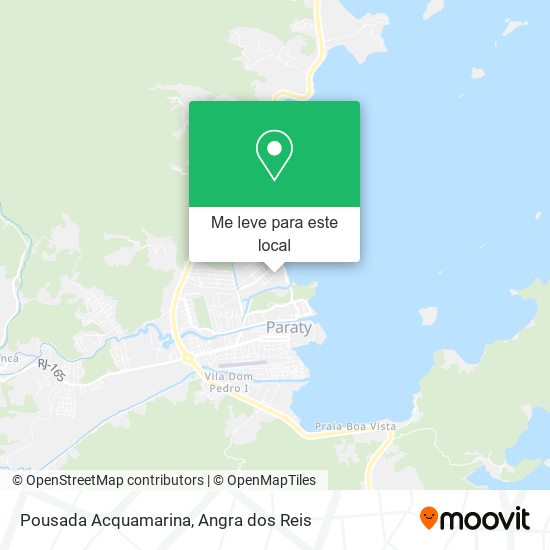 Pousada Acquamarina mapa