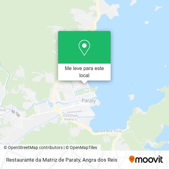 Restaurante da Matriz de Paraty mapa