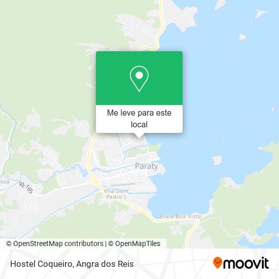 Hostel Coqueiro mapa
