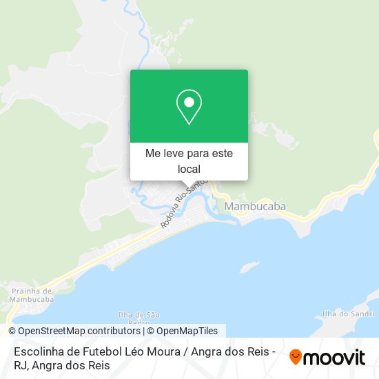 Escolinha de Futebol Léo Moura / Angra dos Reis - RJ mapa