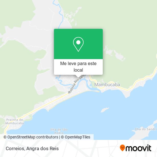 Correios mapa