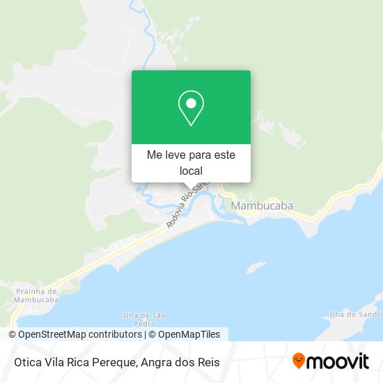 Otica Vila Rica Pereque mapa
