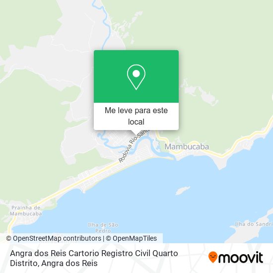 Angra dos Reis Cartorio Registro Civil Quarto Distrito mapa