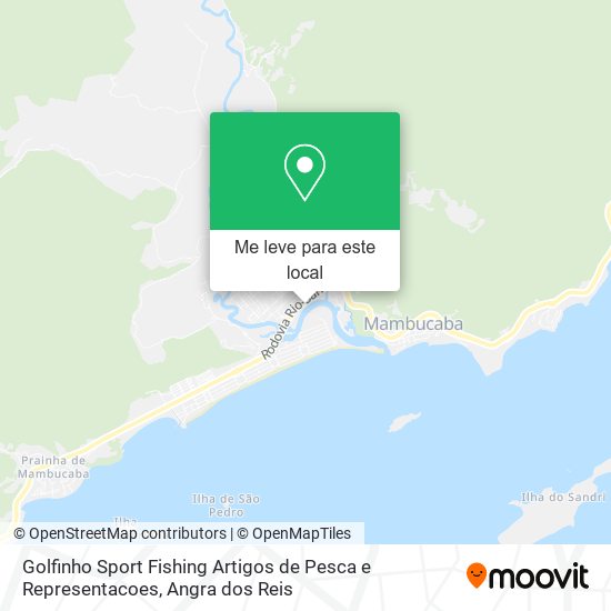 Golfinho Sport Fishing Artigos de Pesca e Representacoes mapa