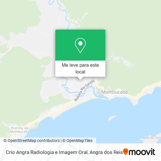 Crio Angra Radiologia e Imagem Oral mapa