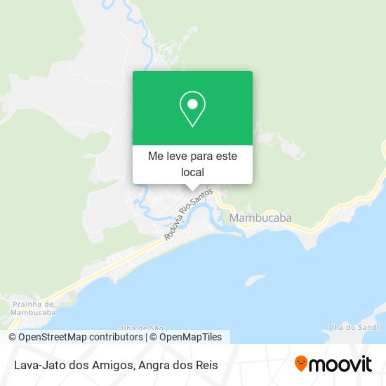 Lava-Jato dos Amigos mapa