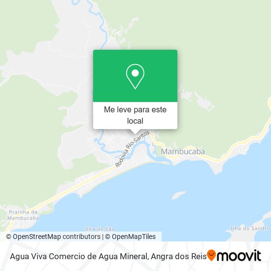 Agua Viva Comercio de Agua Mineral mapa