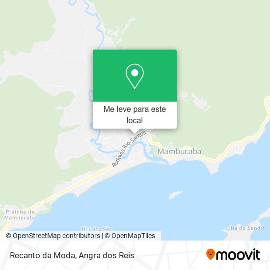 Recanto da Moda mapa