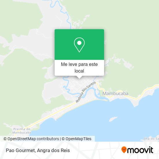 Pao Gourmet mapa