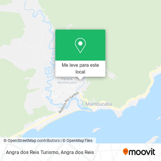 Angra dos Reis Turismo mapa