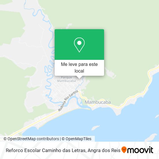 Reforco Escolar Caminho das Letras mapa