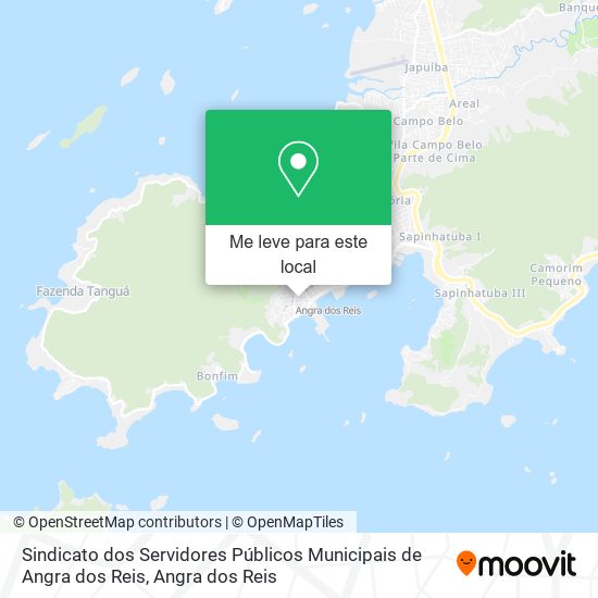 Sindicato dos Servidores Públicos Municipais de Angra dos Reis mapa