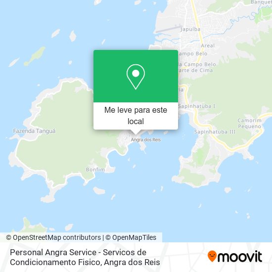 Personal Angra Service - Servicos de Condicionamento Fisico mapa