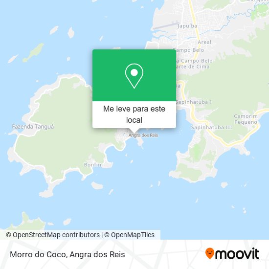 Morro do Coco mapa