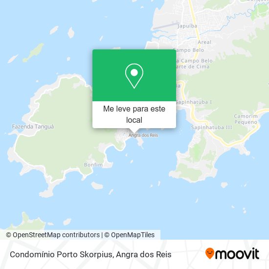 Condomínio Porto Skorpius mapa
